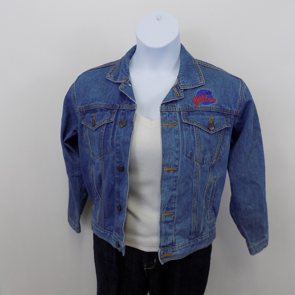 Planet Hollywood Denim Jacket Size 12 Chicago #95